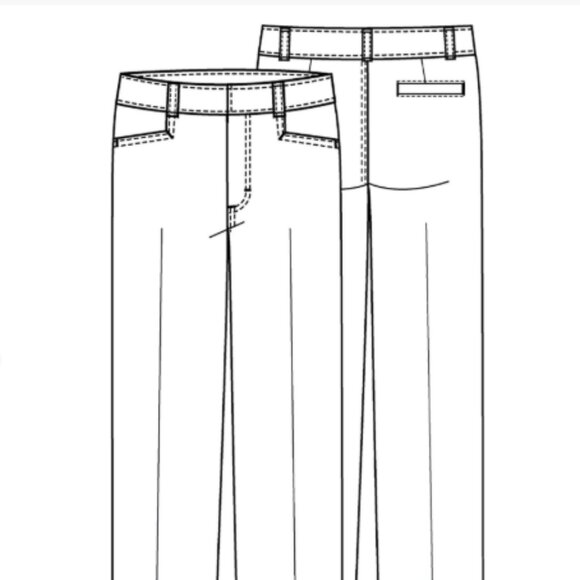 Classroom School Uniform Juniors Low Rise Pant 51074 Black - Picture 2 of 2